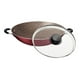 thumbnail image 3 of Wok Tramontina Paris en Aluminio con Revestimiento Interno y Externo Antiadherente Starflon Max Rojo con Tapa de Vidrio 32 cm 4,4 L, 3 of 5