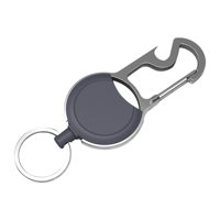 Bothyi - Mosquetón De Llavero Anti Lost Heavy Duty Reutilizable Para Office Home Outdoor Black