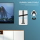 thumbnail image 2 of Compatible con el soporte de pared PS5 Pro/Slim/Console con gancho de almacenamiento y colgador de auriculares de mando para la organización de accesorios de la consola PlayStation 5-Negro, 2 of 10