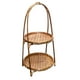 thumbnail image 4 of Cesta Tejida De Bambú Para Almacenamiento De Aperitivos Y Frutas, Para Cocina, Restaurante, Picnic, Marrón, 2 Capas, 4 of 5