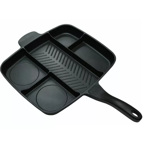 Genérico - Sartén Multiuso 5 En 1, Antiadherente, Horno Y Cocina