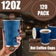 thumbnail image 2 of Vasos de café de papel Lamosi, 350 ml, paquete de 120 unidades, aislantes, corrugados, 2 of 7