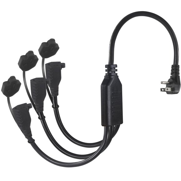Cable de extensión Power Splitter SPARKING de 1,5 m, 3 salidas y 18 pulgadas