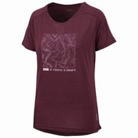 Polera Ixs Mujer Flow Tech Contour Raisin L