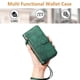 thumbnail image 2 of FOXDOCK Funda Tipo Cartera para iPhone 17e Cuero PU con Cremallera y Correa de Muñeca, Ranuras para Tarjetas, Soporte Plegable, Cierre Magnético, 2 of 5