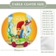 thumbnail image 2 of La gallina interrumpidora-theme Fitted Round Tablecloths Elastic Edged Table Covers Waterproof Table Cloth for Kitchen Holiday Party Tables Decor 150cm, 2 of 6