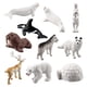 thumbnail image 2 of 10x Estatuas En Miniatura Realistas De Animales árticos, Decoración De Escritorio Para El Hogar, 2 of 3