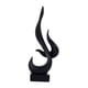 thumbnail image 1 of Escultura Abstracta Moderna, Estatua De Llama Para Mueble De TV, Estante, Color Negro, 1 of 5