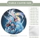 thumbnail image 2 of Greninja-theme Fitted Round Tablecloths Elastic Edged Table Covers Waterproof Table Cloth for Kitchen Holiday Party Tables Decor 150cm, 2 of 6