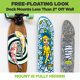 thumbnail image 5 of Colgador de pared de acero con soporte para tabla de skate HideIt Mounts, 5 of 6