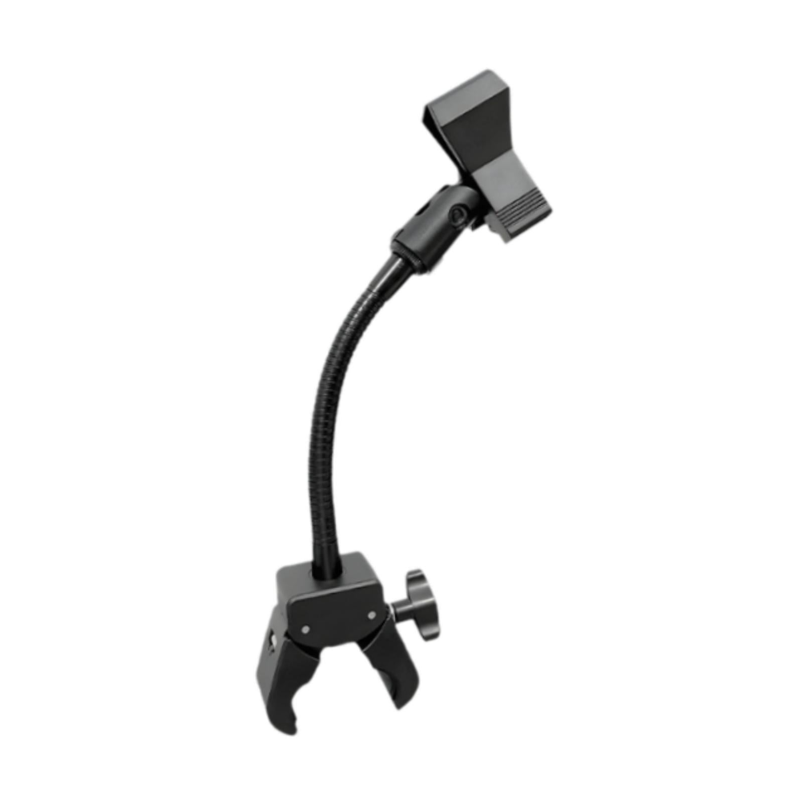 Magideal - Soporte De Micrófono Ajustable De 360 Degree Soporte De Micrófono De Micrófono Flexible De 360 Grados Topeador De Clips De Micrófono Para Bicicletas , Por 15 A 50 Mm