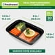 thumbnail image 3 of Recipientes de almacenamiento de alimentos Freshware Meal Prep, 1 compartimento, 3 of 9