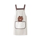 thumbnail image 2 of Delantal De Cocina Para Mujer Con Bolsillos Delantal De Peluquería Para Granja Hornear Café Gris, 2 of 3