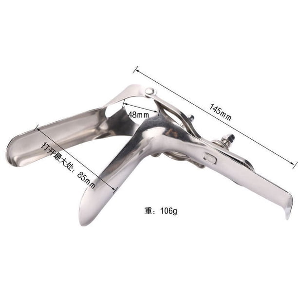 Medical Stainless Steel Genital Vagina Anus Expansion Anal Plug Vaginal Speculum Mirror Anal Trainer BDSM Anal Insertion Sex Toy