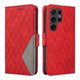 thumbnail image 2 of Funda Cartera para Samsung Galaxy S24 Ultra con Tarjetero Soporte y Correa Rojo, 2 of 6
