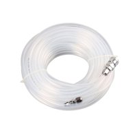 Magideal - Bomba De Aire Multiusos De Tubo Recto Neumático, Manguera De Alta Presión Con Conector Rápido, Manguera De Bomba De Compresor De Aire Para Trabajo De Blanco 15M