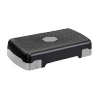 Ioensy - Plataforma De Ejercicios Aeróbicos Ajustable Para Cardio Fitness En Interiores, Color Gris