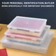 thumbnail image 5 of Estuche transparente A4 para proyectos, caja de plástico para papel de carta de 8,5 x 11 pulgadas, para guardar papel de álbum de recortes, documentos y revistas con hebilla., 5 of 5