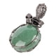 thumbnail image 4 of Colgante de dijes de cristal hecho a mano para joyería de collar Resultados de bricolaje Verde, 4 of 5
