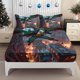thumbnail image 1 of Fitted Sheet Criminal Prince Diving City Fire Sea Gotham Nightmare'S Ultimate Incarnation Pattern Mattress Protector Elastic Design Bed Sheet Perfect Fit Creati, 1 of 1