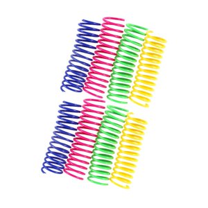 Ioensy - 8 Piezas De Juguetes De Resorte Para Gatos, Juguete Interactivo Creativo Con Resorte En Espiral Para Gatos