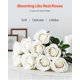 thumbnail image 2 of Flores Artificiales VEVOR 60 unidades Rosas de Espuma Blancas, 2 of 9