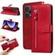 thumbnail image 1 of Funda con Cremallera para Xiaomi Poco F5, Carcasa Cartera de Cuero PU con Soporte y Tarjetero, 1 of 6