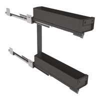 Especiero 2 Bandejas Proline 150Mm Cierre Suave Guia Izq Dvp