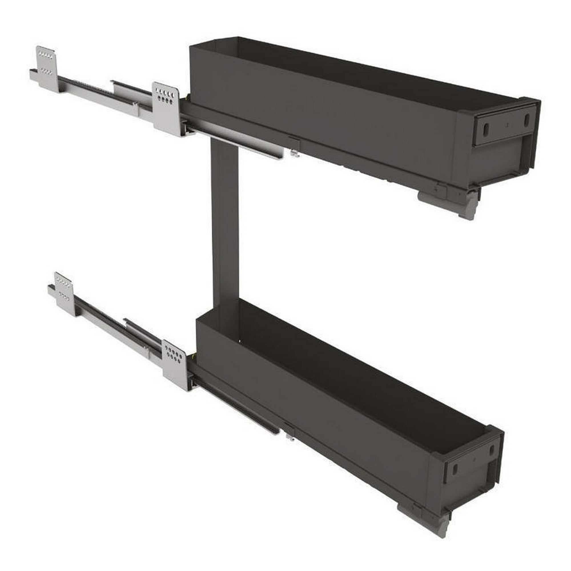 Especiero 2 Bandejas Proline 150mm Cierre Suave Guia Izq Dvp