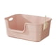 thumbnail image 4 of Caja de arena abierta para gatos pequeños y grandes, fácil de llevar, antisalpicaduras, suministros portátiles para mascotas, inodoro para gatos Extra, 4 of 5
