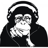 Rienda Libre Graphics - Decomural Thinking Monkey Banksy Ws-51330