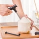 thumbnail image 3 of 1pc Stainless Steel Coconut Knife Opener, Multi-tooth Punch Coconut Tool, Coconut Drill Hole Opener, 3 of 4