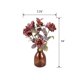 thumbnail image 2 of Flor Artificial Peonía Flora Bunda Home Decor, 14 in, Jarrón de Vidrio, 2 of 3