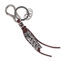 Gino Rodinis - Llavero Cuero Hombre Ll122 Burdeos