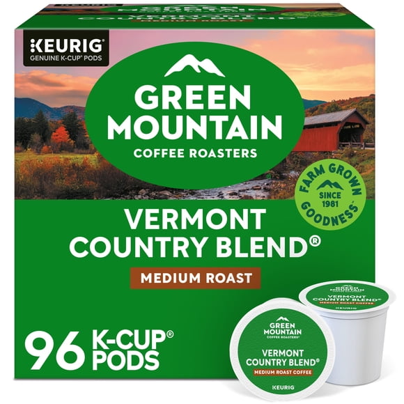 Cápsulas de café Green Mountain Vermont Country Blend 96 unidades