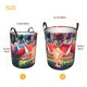 thumbnail image 5 of Power Rangers Cesta de lavandería de gran capacidad redonda con asa, bolsa para ropa sucia plegable, almacenamiento para dormitorio, baño y lavadero 44x35 cm, 5 of 6