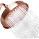 thumbnail image 3 of Cabezal de ducha de cobre, 20 cm (8 pulgadas) de diámetro, cabezal de ducha fijo de alta presión con cabezal de ducha de ángulo ajustable Cabezal de ducha tipo lluvia, 3 of 5