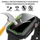 thumbnail image 3 of Funda protectora de pantalla Diruite para Apple Watch de 44 mm, color negro, 3 of 7