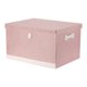 thumbnail image 1 of REGALWOVEN Cubo de Almacenamiento, Caja de Tela con Tapa y Asa para Estantes de Armario, Cesta Plegable para Organizar Ropa Libros Rosa 19.7*15.7*11.8in, 1 of 7