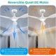 thumbnail image 3 of Ventilador de techo Roomratv de 42 pulgadas con luz LED y motor DC, 3 of 3