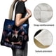thumbnail image 3 of Wednesday Addams Bolso de tela con estampado de lienzo para mujer, bolsa de compras reutilizable y estética, con cremallera interior, regalo para mujer, 35 × 40 cm., 3 of 6