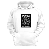 Genérico - Polerón Canguro Ramones Blanco Talla Xl Unisex