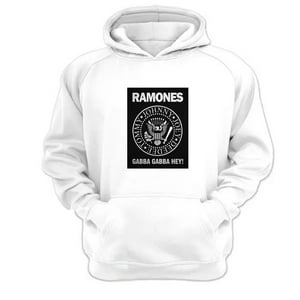 Genérico - Polerón Canguro Ramones Blanco Talla Xs Unisex