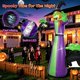thumbnail image 3 of Bruja inflable Yooson 3,7 m con LEDs y gato negro, 3 of 6
