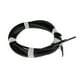 thumbnail image 3 of 10 piezas de guitarra vinculante Purfling Strips para guitarra acústica negro, 3 of 3