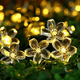 thumbnail image 1 of Luces De Navidad Guirnalda Solar De Flores Led, 1 of 3