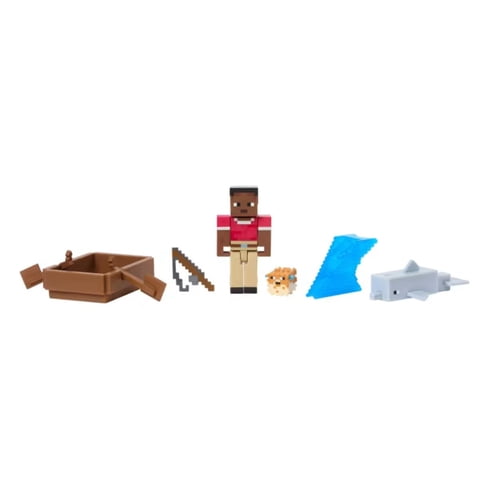 Figuras De Acción Minecraft 2 Pack Marinero Zuri 8 Cm