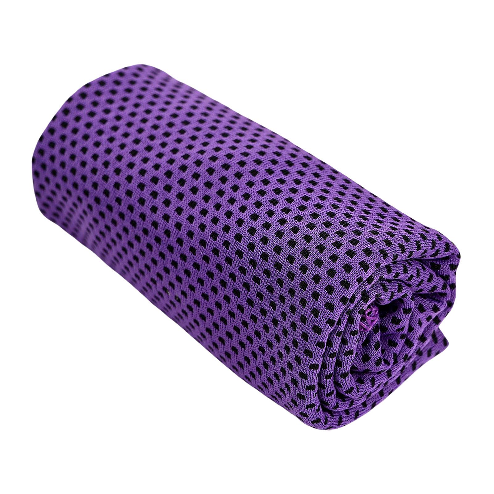 Ioensy - Toalla De Gimnasio Toalla Fresca Que Absorbe El Sudor Para Actividades Al Aire Libre Trotar Natación Púrpura