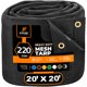 thumbnail image 1 of Lona de malla Xpose Safety, resistente, 6 x 6 m, negra, con flujo de aire, 1 of 9
