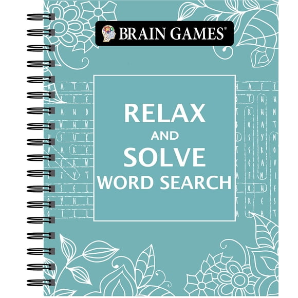 Brain Games – Relájate y Resuelve: Sopa de Letras (Azul Turquesa)
